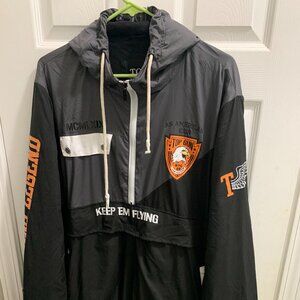 Top Gun An American Icon Lightweight Black/Gray Windbreaker.